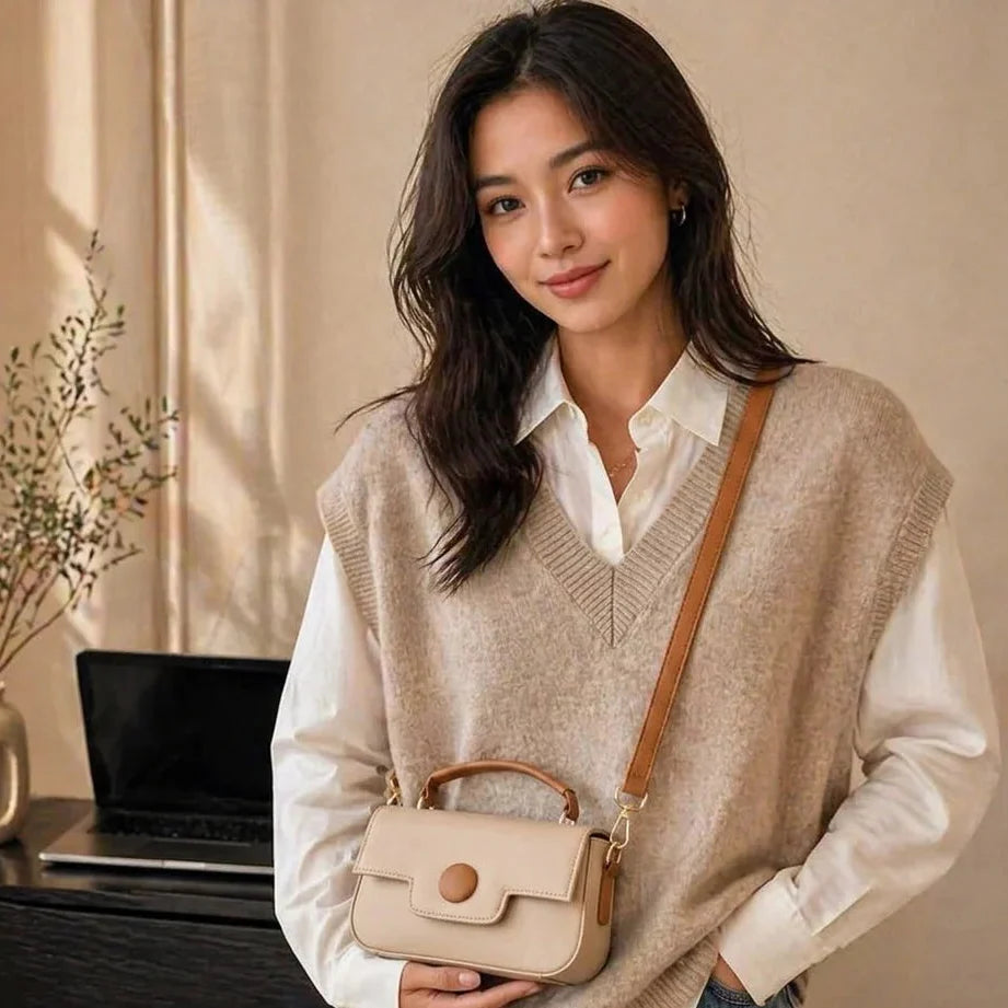 Dot Satchel Crossbody