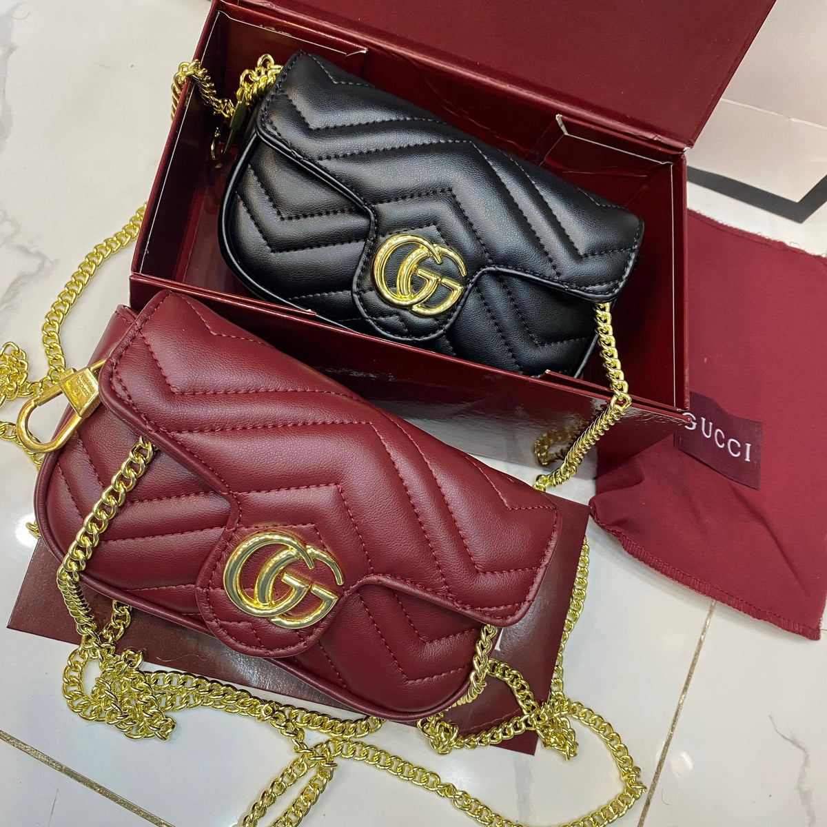 Gucci Mini Marmont Crossbody- Box Packing