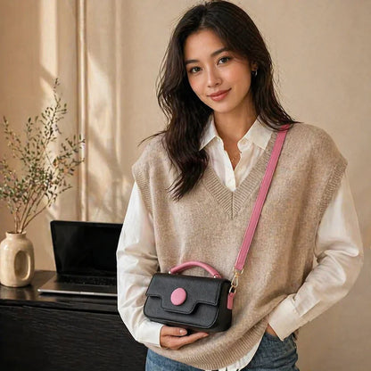 Dot Satchel Crossbody