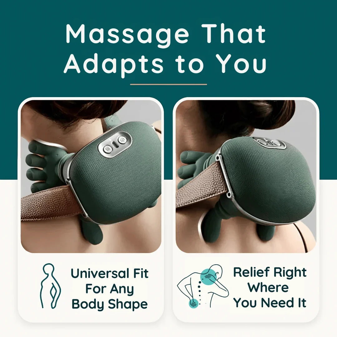 Wearable Electric Simulated Hand Neck And Shoulder Massager