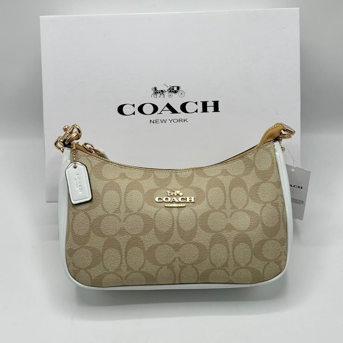 Coach Teri Shoulder Bag in Canvas  (Master)-Box Packing