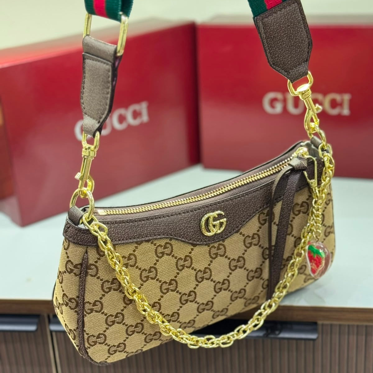 Gucci Ophidia Small Shoulder Bag-Box Packaging