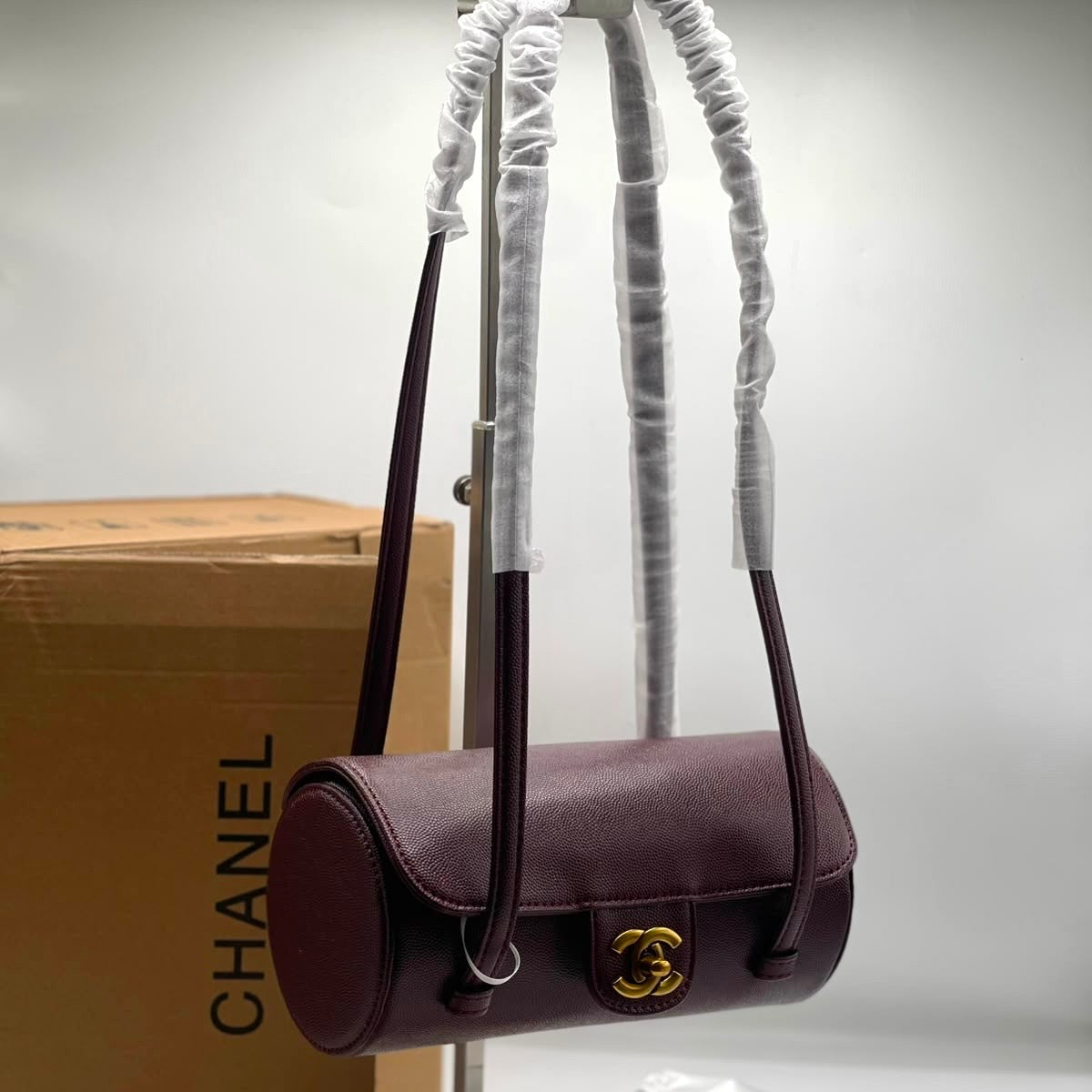 Chanel Preppy Coco Bowling Bag-Magnetic Box