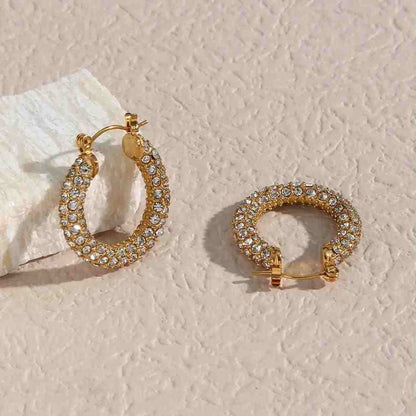 Chunky Stoned Earrings