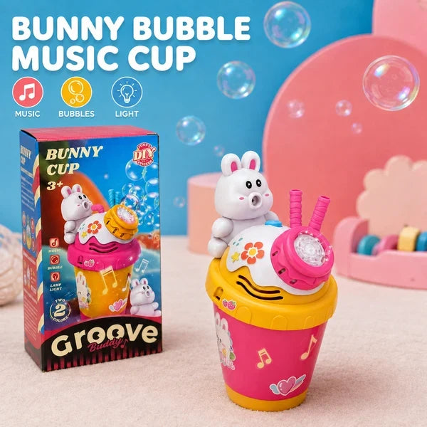 Bunny Bubble Machine Cup With Light And Sound