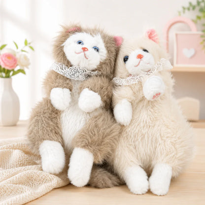 Plush Cat Stuffed Animal Kitty Shoulder Bag