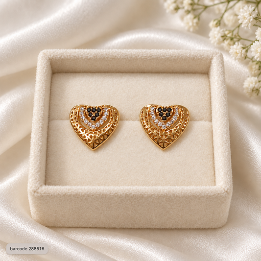 Zircon Studs-241 (Black)