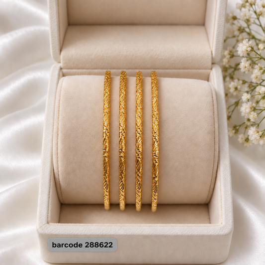 Gold Bangles-181 (Golden)