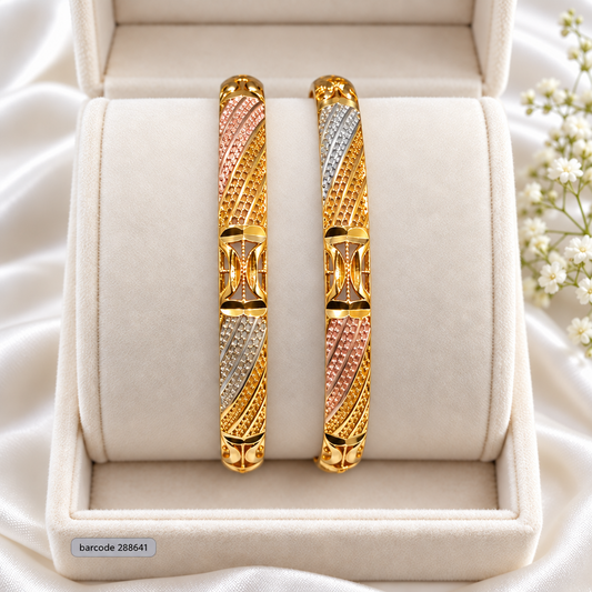 Gold Plated Openable Kara-20 (Rhodium)