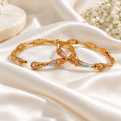 Gold Plated Openable Kara-22 (Rhodium)