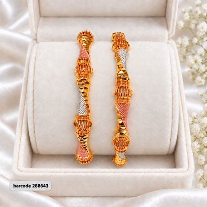 Gold Plated Openable Kara-22 (Rhodium)