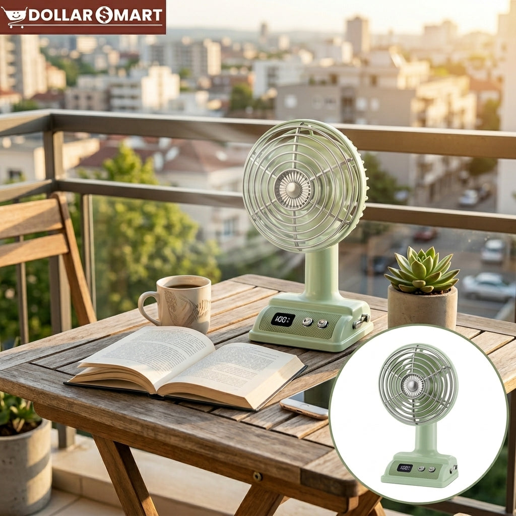 Mini Desktop Fan 1200Mah