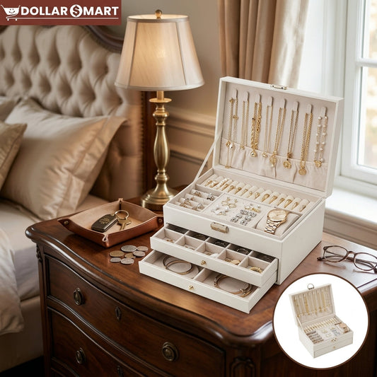 Three Layer Jewelry Storage Box