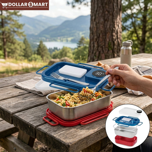 Stainless Steel Lunch box temp Display