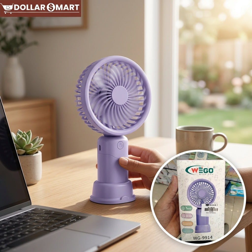 Wego Mini Rechargeable Fan