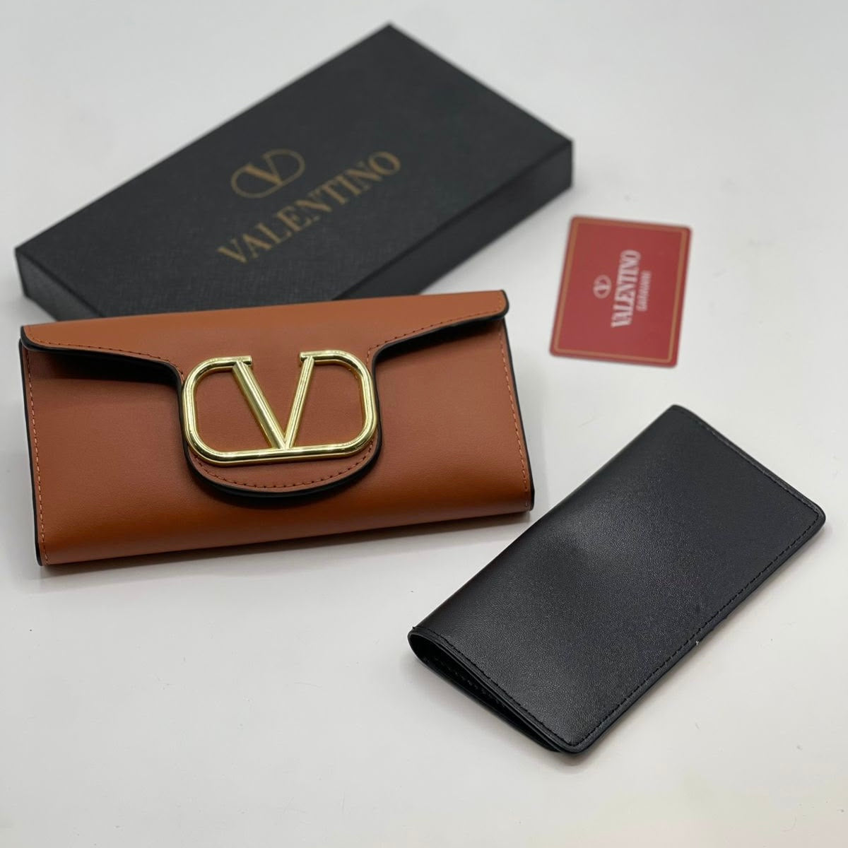 Valentino Folder Wallet with Card Holder-Box Packing