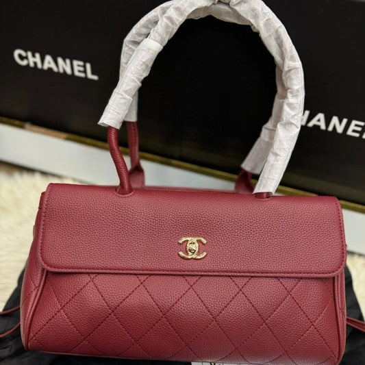 Chanel Grained Calfskin-Paper Bag