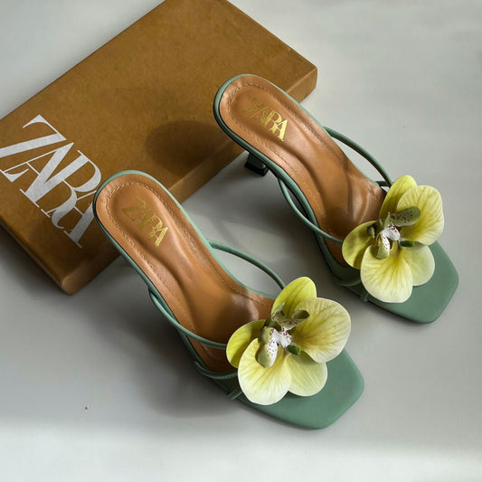 Zara Floral Heels- Box Packaging