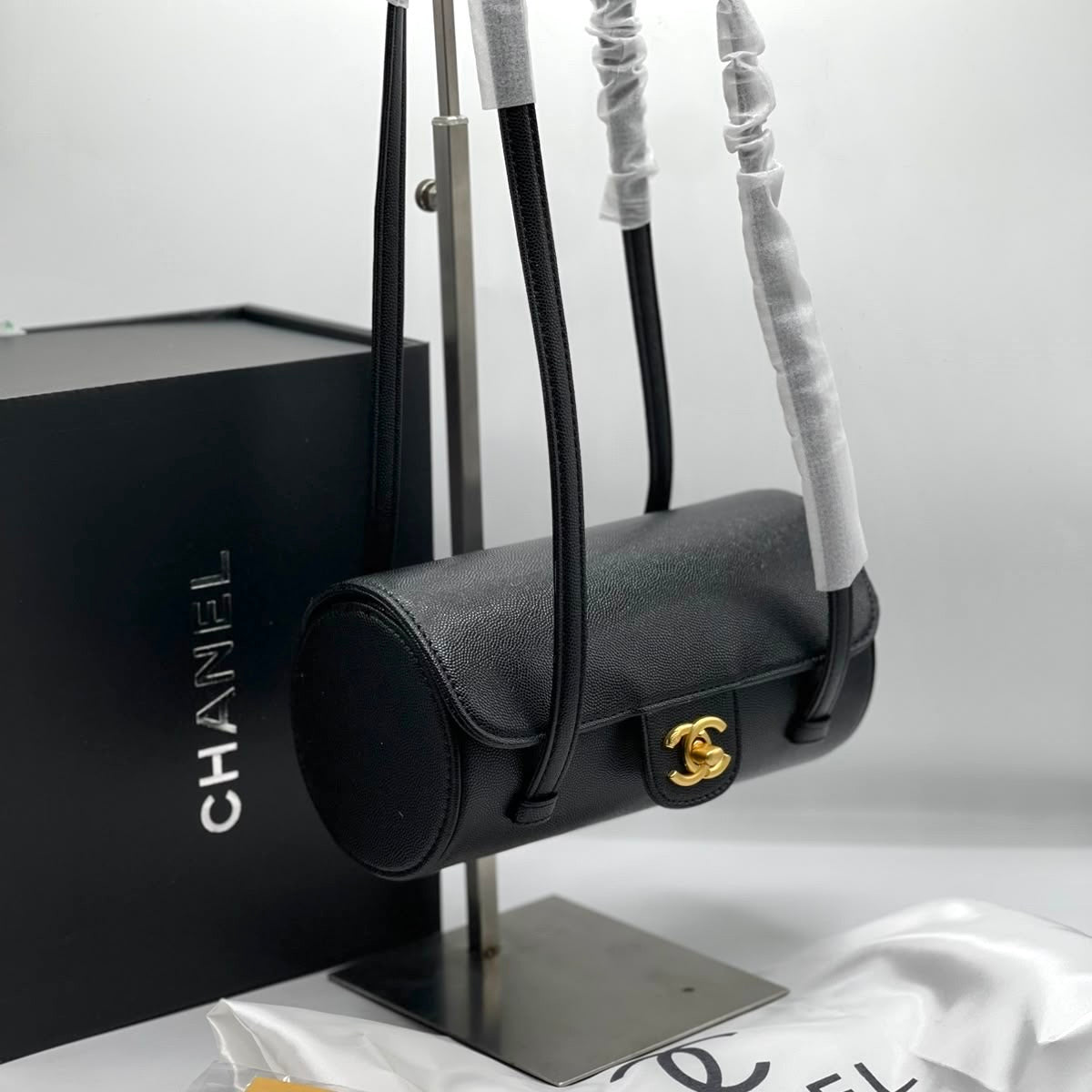 Chanel Preppy Coco Bowling Bag-Magnetic Box