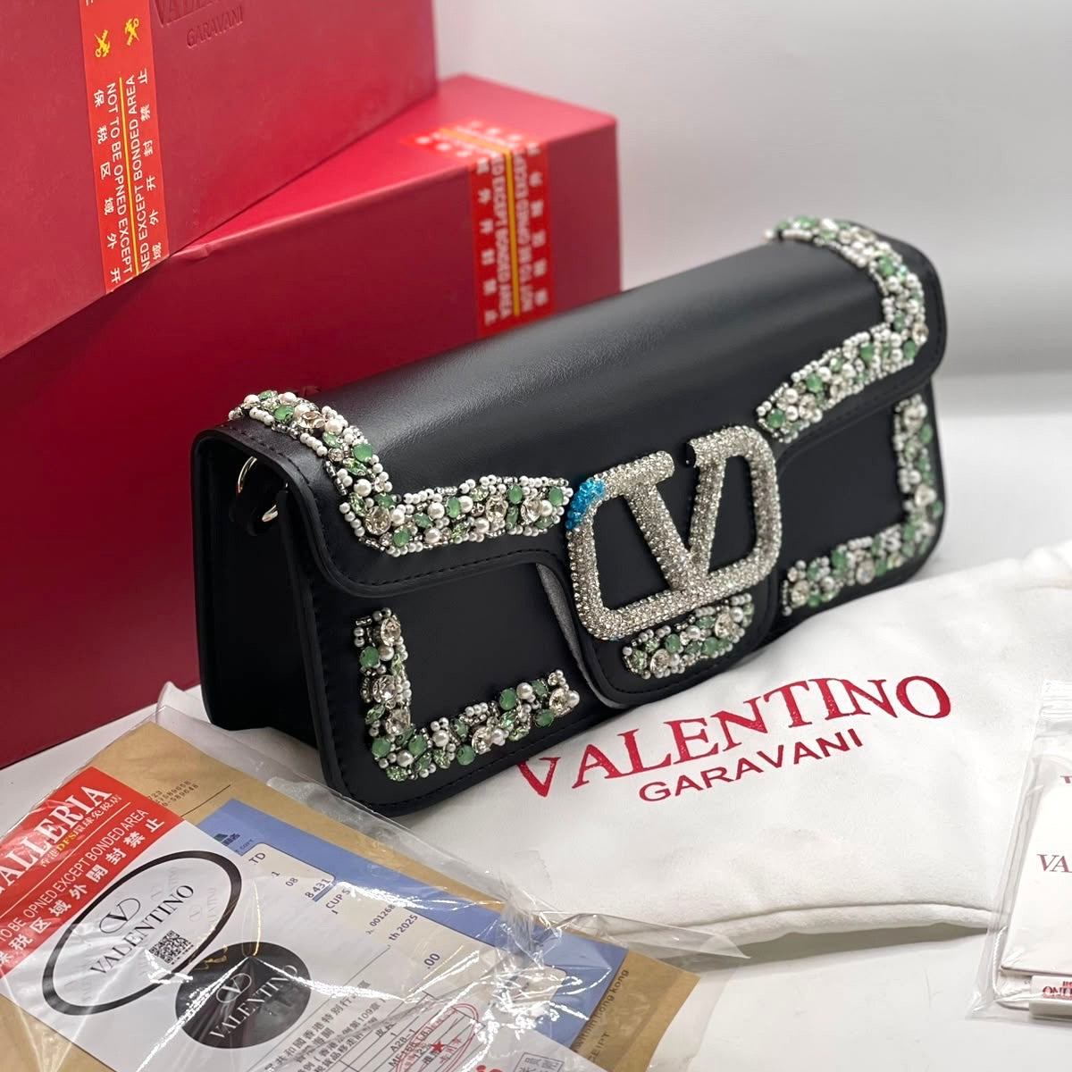 Valentino Garavani Locò Small Shoulder Bag- Box Packing