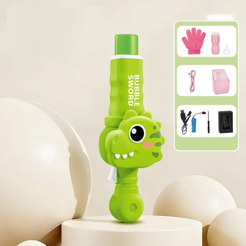 Automatic Dinosaur Smoke Bubble Sword