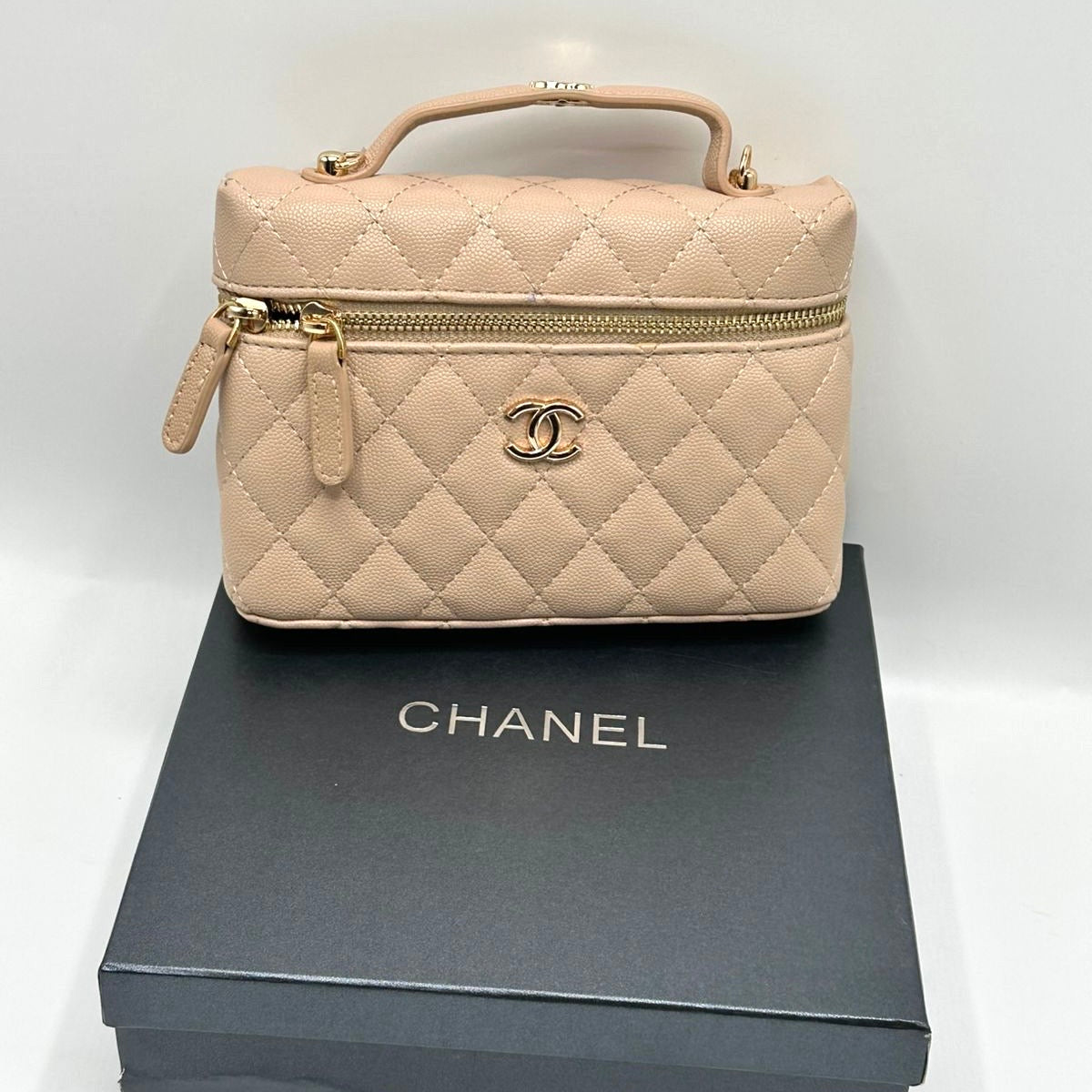 Chanel Quilted Vanity Bag-Box Packing