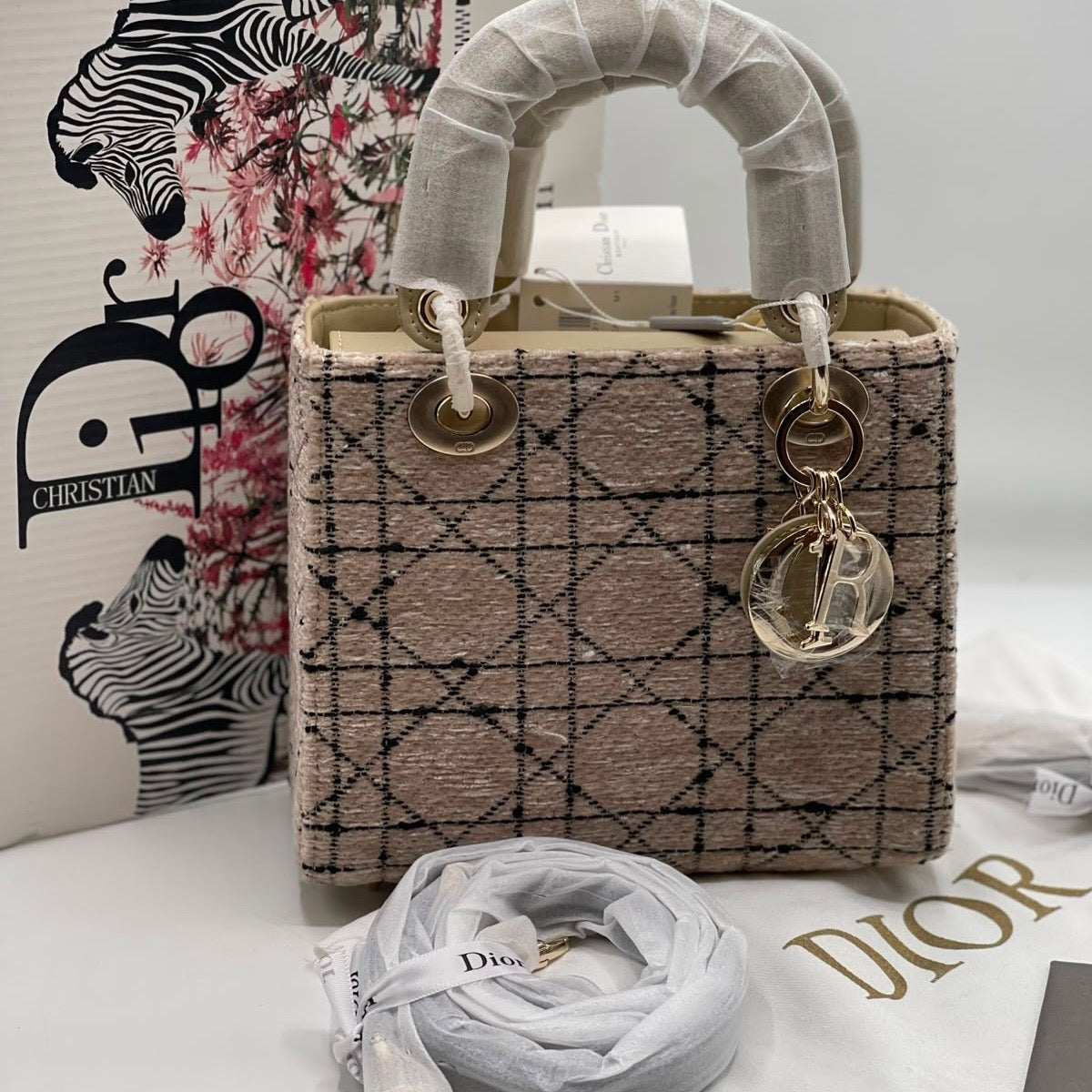 Lady Dior Tweed Handbag-Box Packaging