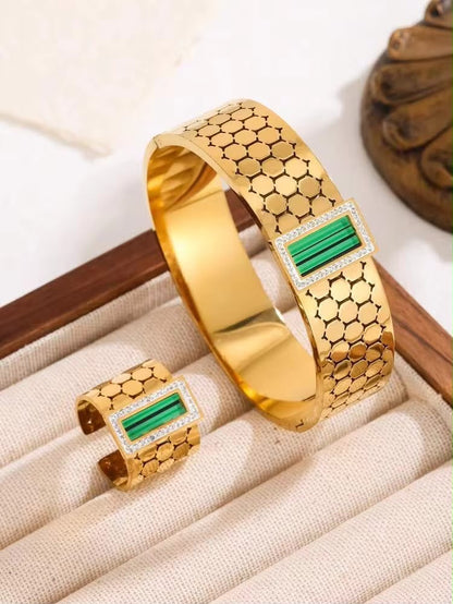 Bold Handcuff+Ring Set