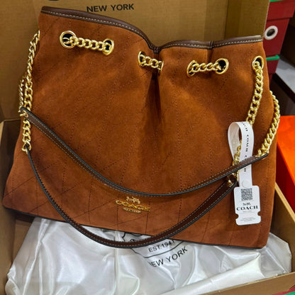 COACH Evelyn Large Shoulder Bag-Box Packaging