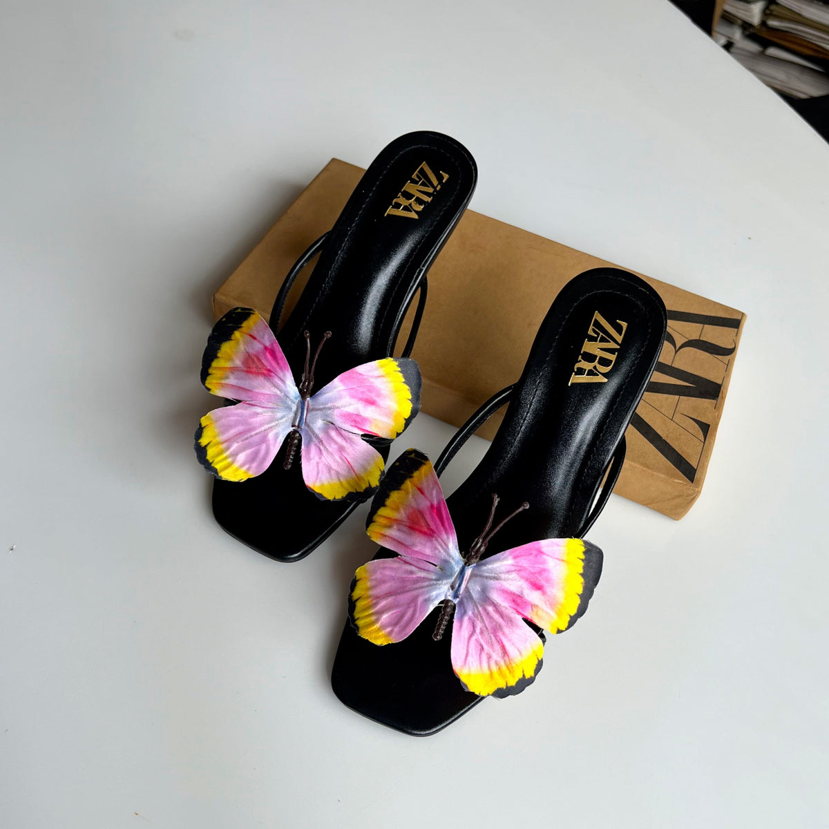 ZARA Butterfly Heels- Box Packing