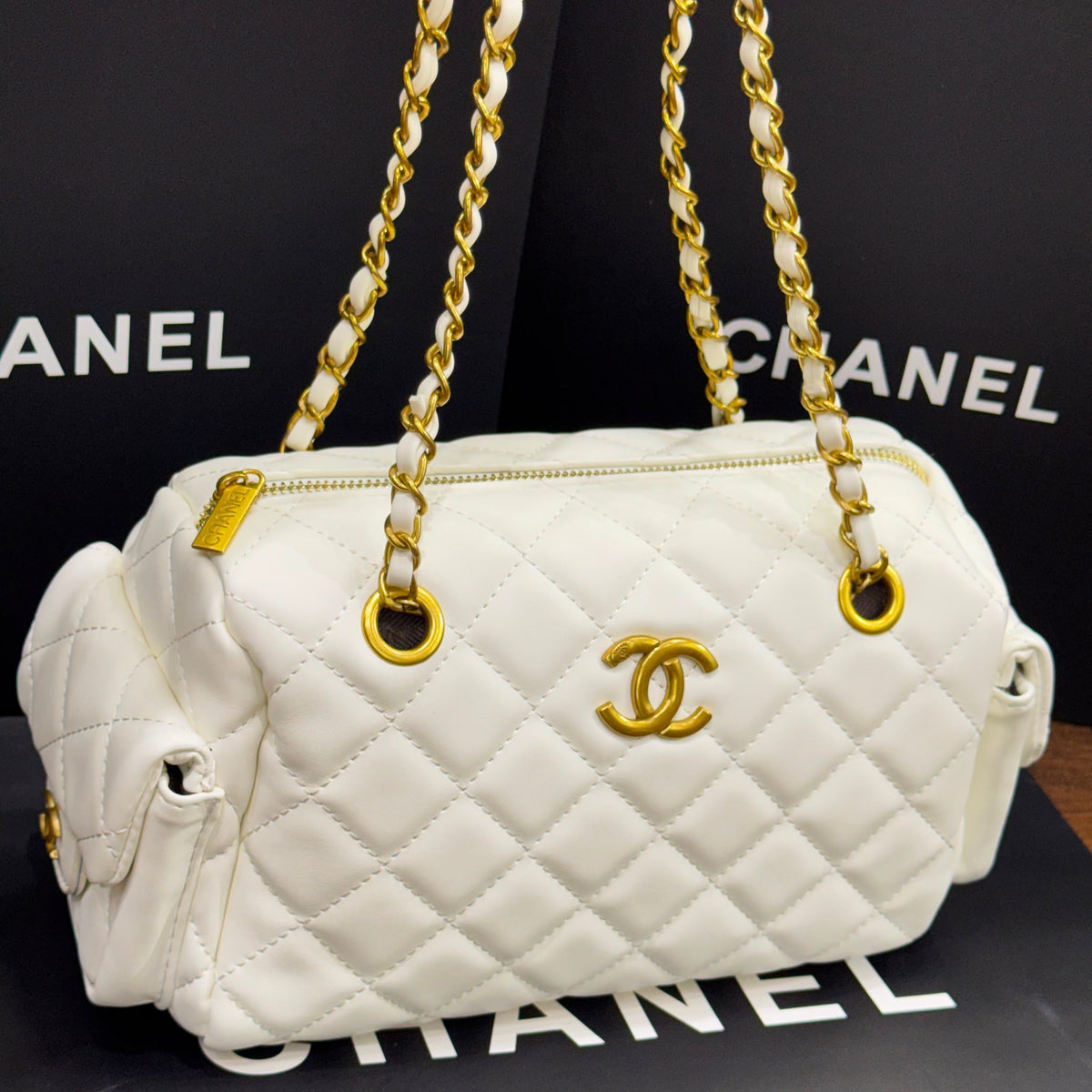 Chanel Preppy Coco Bowling Bag-Box Packaging