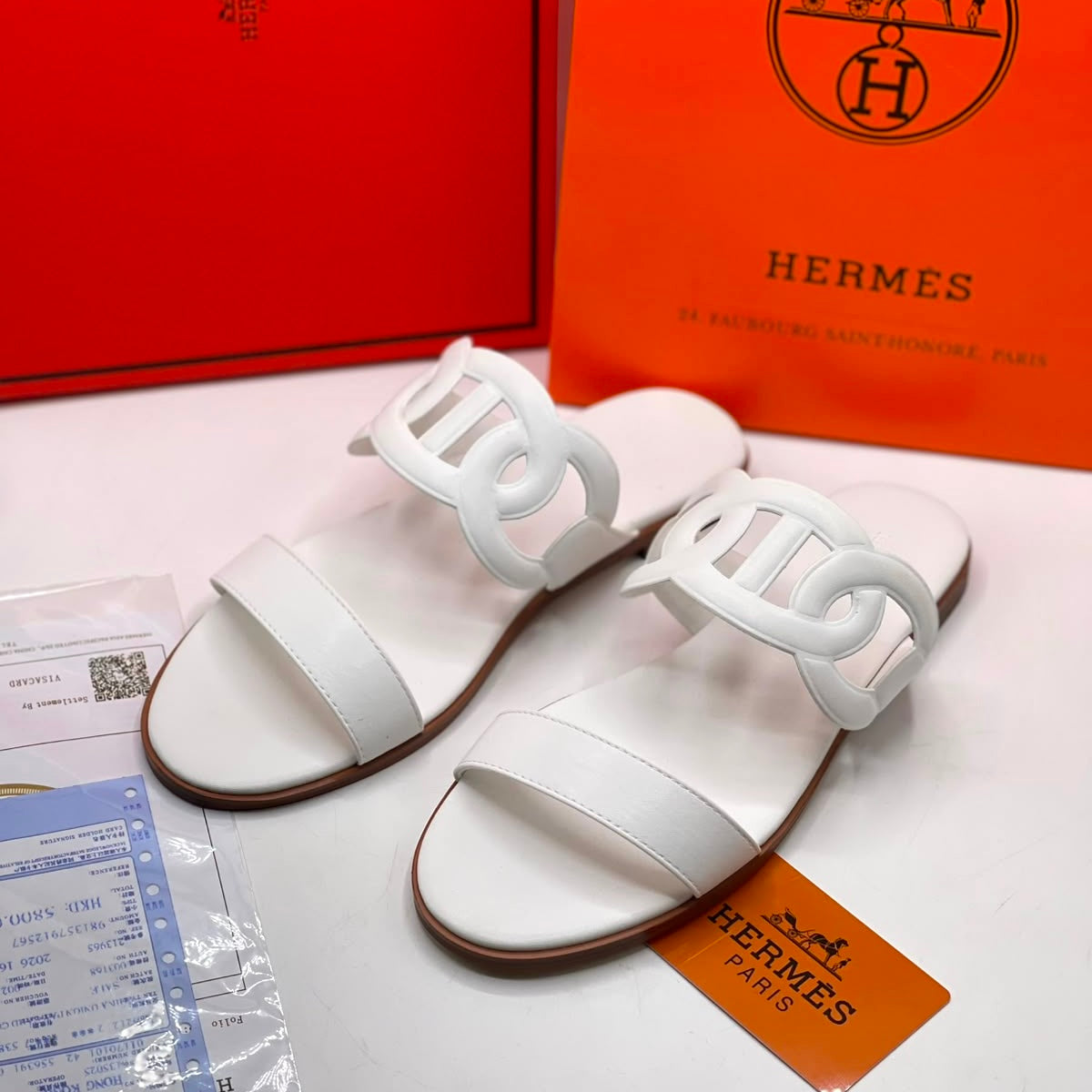 HERMES Lagune sandal-Box Packing