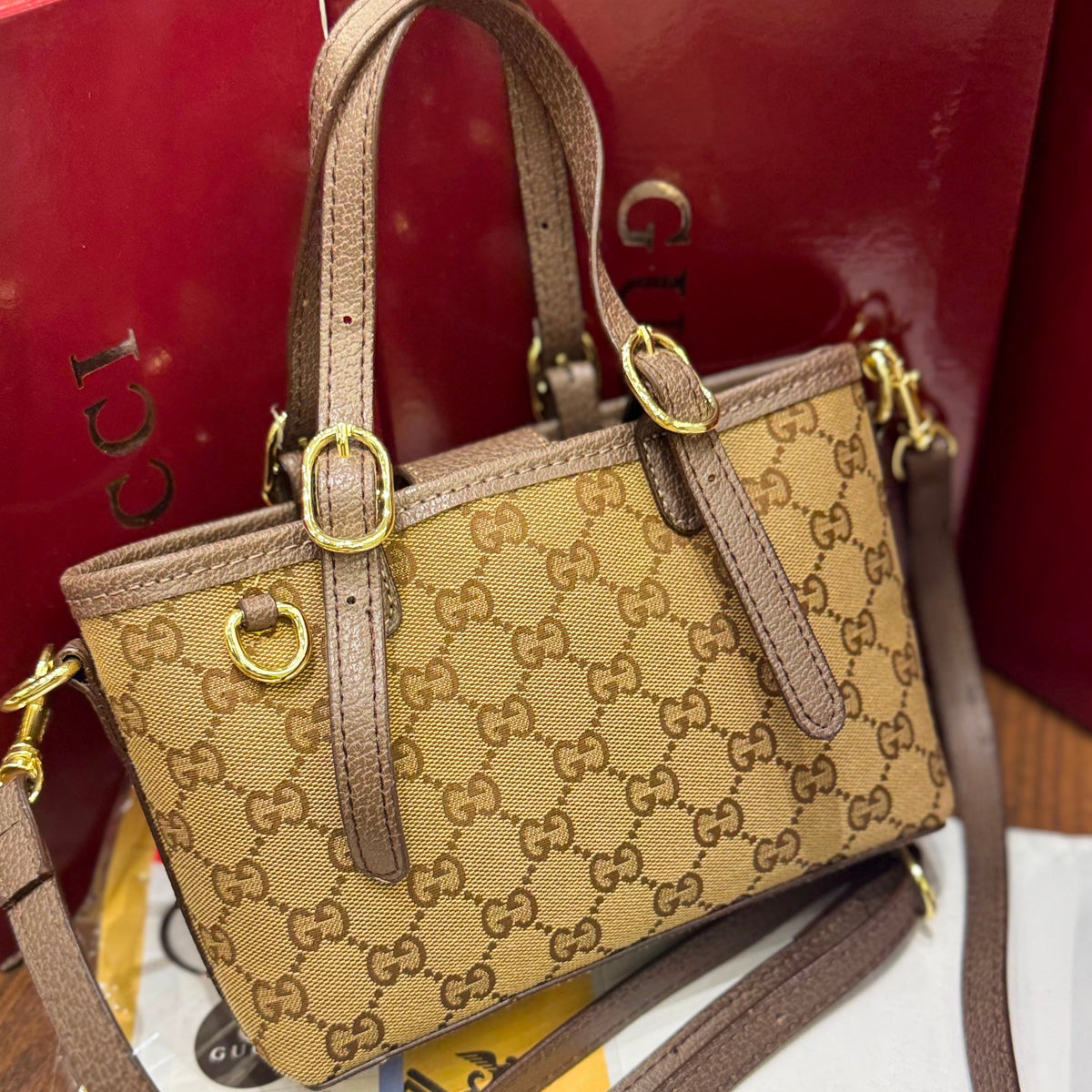Gucci Emblem Mini Bag- Box Packing
