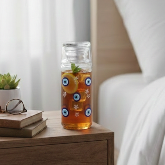 Printed 800ml Glass Carafe (2358) by Limon