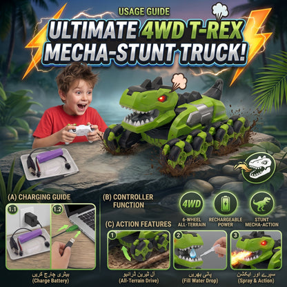 4DRC Remote Control Tyrannosaurus Rex Tank Car