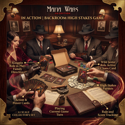 Mafia Wars Expedition Card Game  6-16 Players
