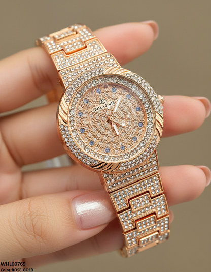 WHL00765 ZWA Double Round Bezel Women's Watch - WHL