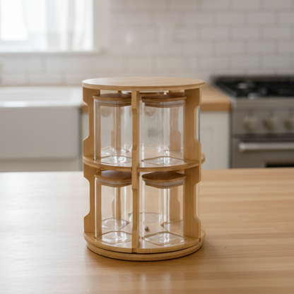 The Bamboo Rotunda: 8-Jar Spice Tower (1136)