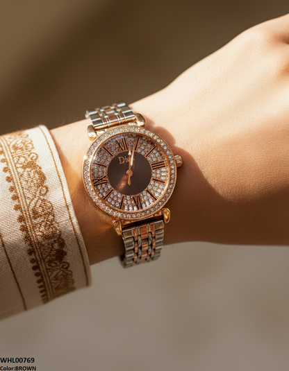 WHL00769 ZWA Round Dial Women's Watch - WHL