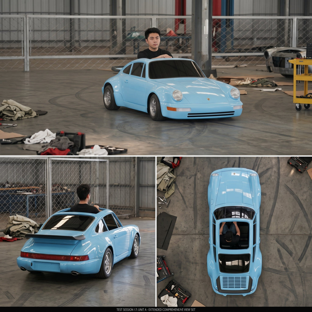 Porsche Elite Class Electric Ride On Car Custom Colors With 72V Lithium Battery