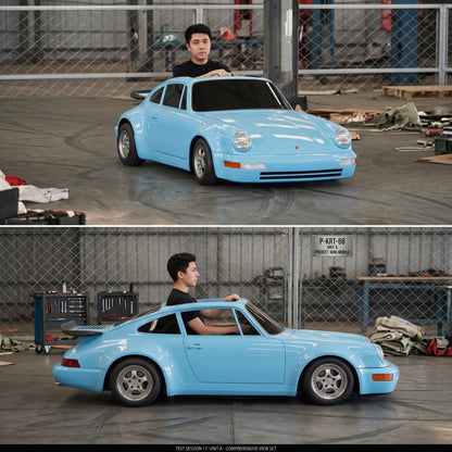 Porsche Elite Class Electric Ride On Car Custom Colors With 72V Lithium Battery