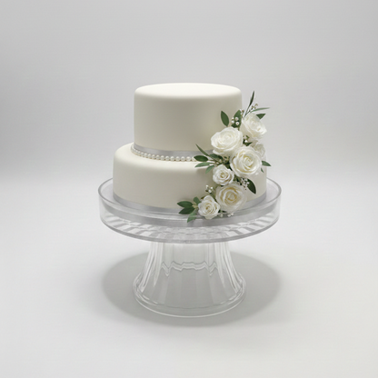 Elegant Acrylic Cake Serving Platter