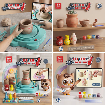 Kids Pottery Machine Science Kit
