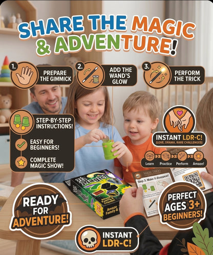 15 Plus Magic Trick Set (1 Pcs Assortment)