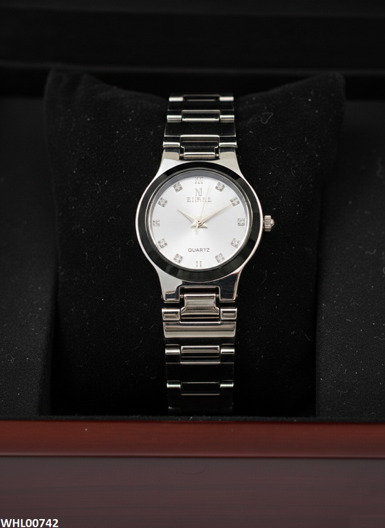 WHL00742 IWA Round Stone Dial Women's Watch - WHL