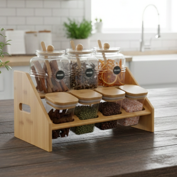 Harvest Grove 7-Piece Spice Station (1137)