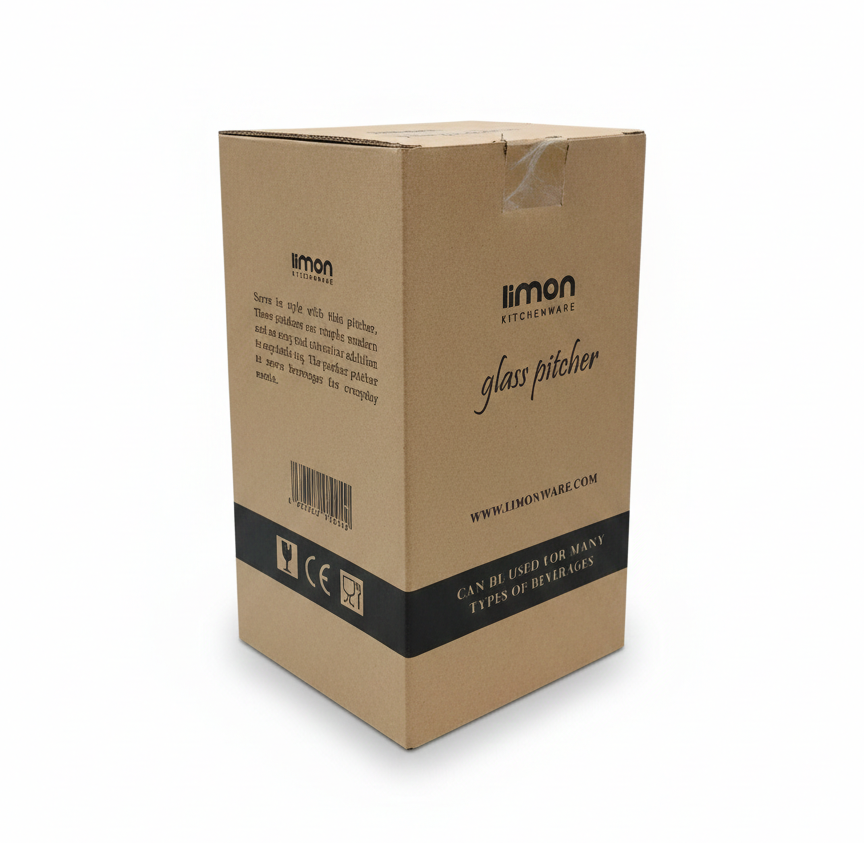 Clear 1.5 Liter Glass Pitcher (2376) by Limon