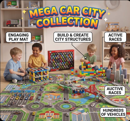 50 Pcs Super Mini Car Model Collection Playset