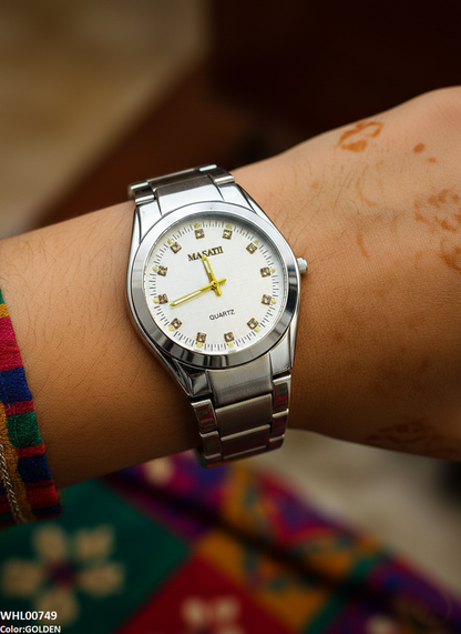 WHL00749 IWA Round Stone Dial Women's Watch - WHL