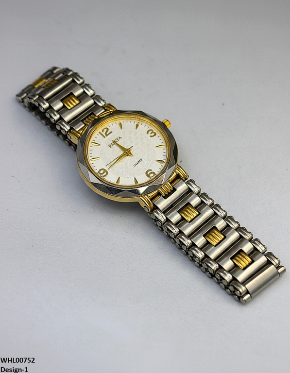 WHL00752 IWA Round Black Bezel Women's Watch - WHL